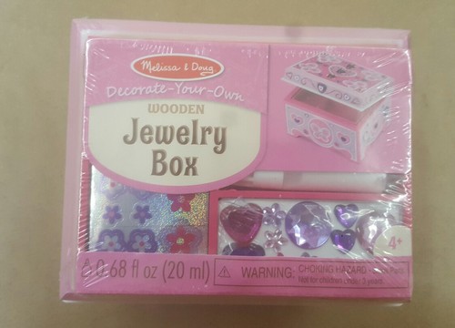 melissa and doug decorate your own jewelry box
